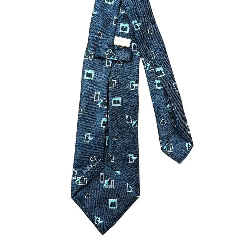 BVLGARI  silk tie